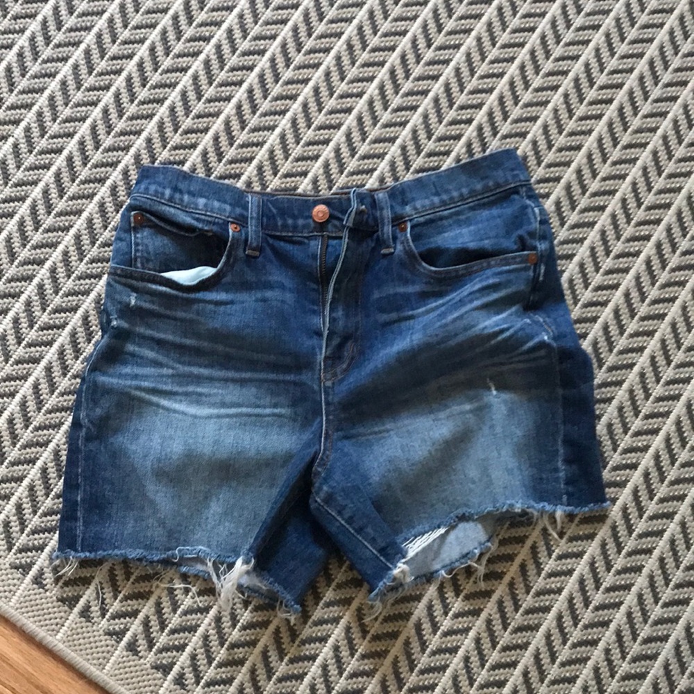 High rise denim shorts from Madewell